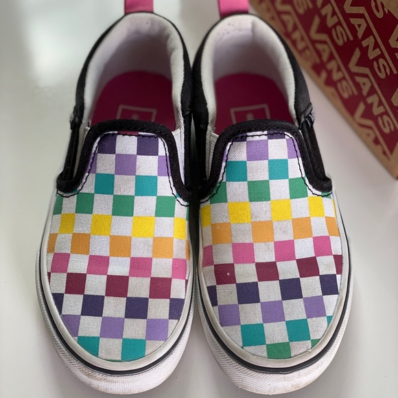 vans party check womens